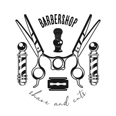 barber-shop-badge-free-vector
